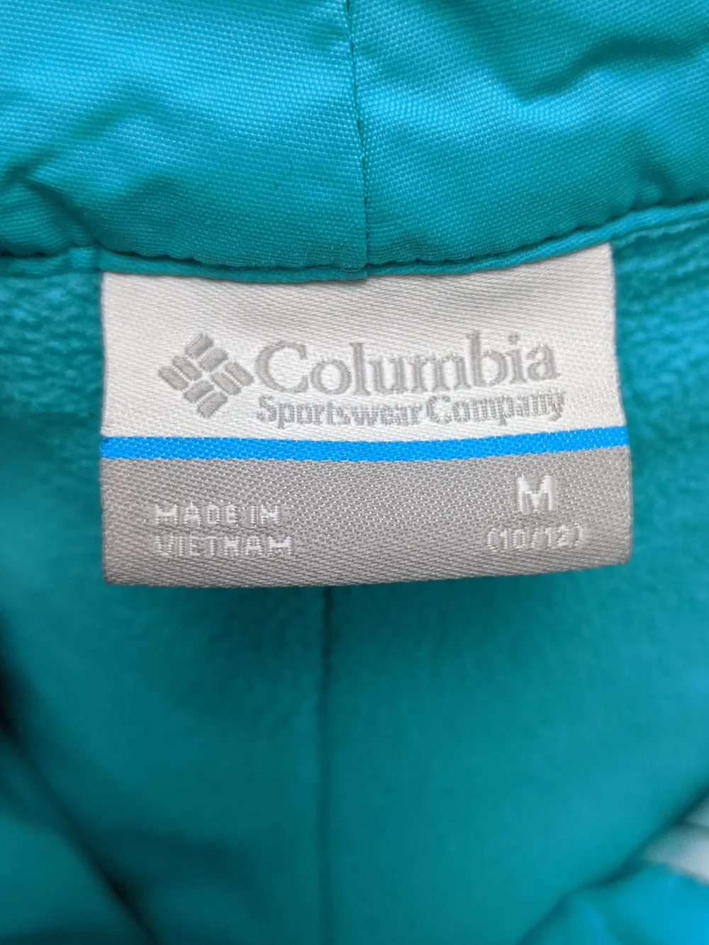 Columbia Girls Turquoise Insulated Snow Pants Size M 10-12